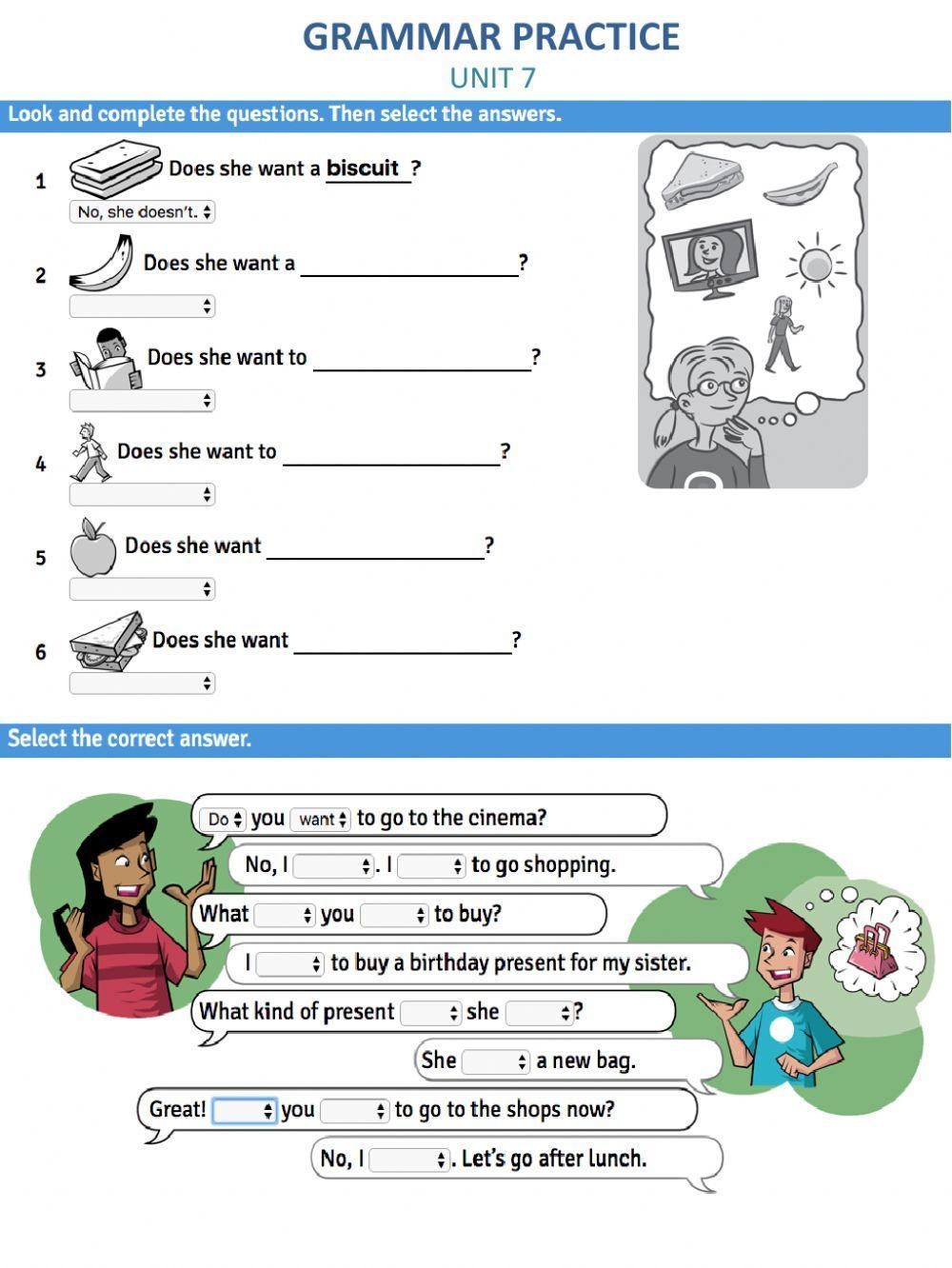 Grammar Practic Free Interactive Worksheets 236826