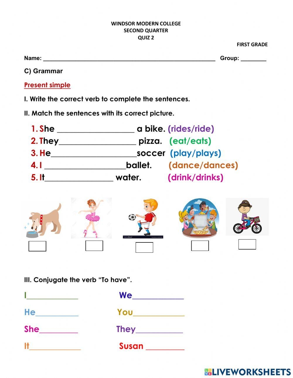 Grammar Quiz 2 2 Free Interactive Worksheets 1840035
