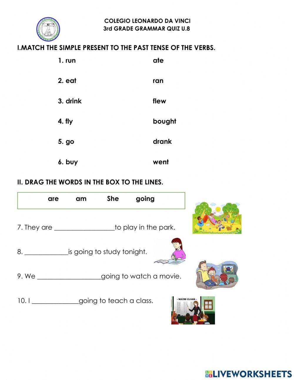 Grammar Quiz Free Interactive Worksheets 1844642