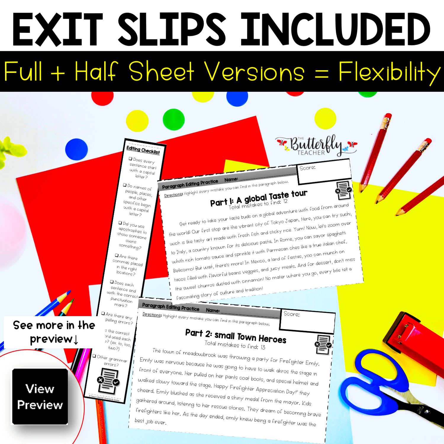 Grammar Revising And Editing Practice Activities Fun Worksheets For 3rd Grade