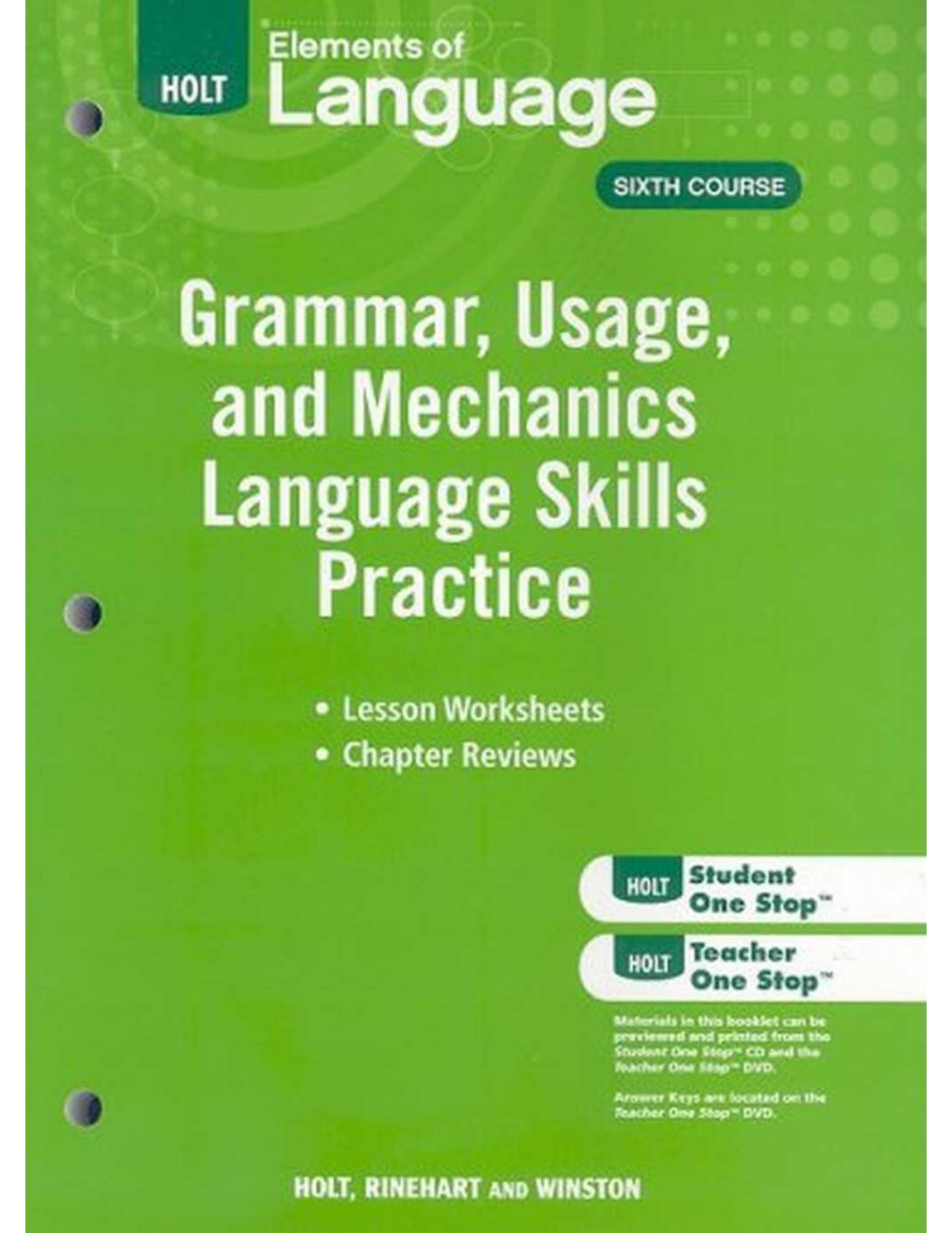Grammar Usage Mechanics Language Skills Practice Workbook Grammar Usage Mechanics Language Skills Practice Workbook