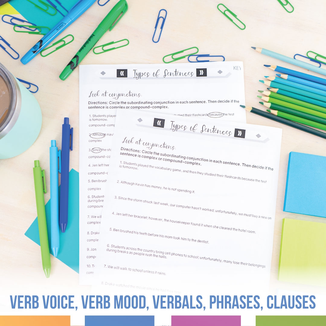 Grammar Worksheets For Middle School Bundle 150 Easy To Use Grammar Exercises Language Arts Classroom Grammar Worksheets For Middle School Bundle 150 Easy To Use Grammar Exercises Language Arts Classroom