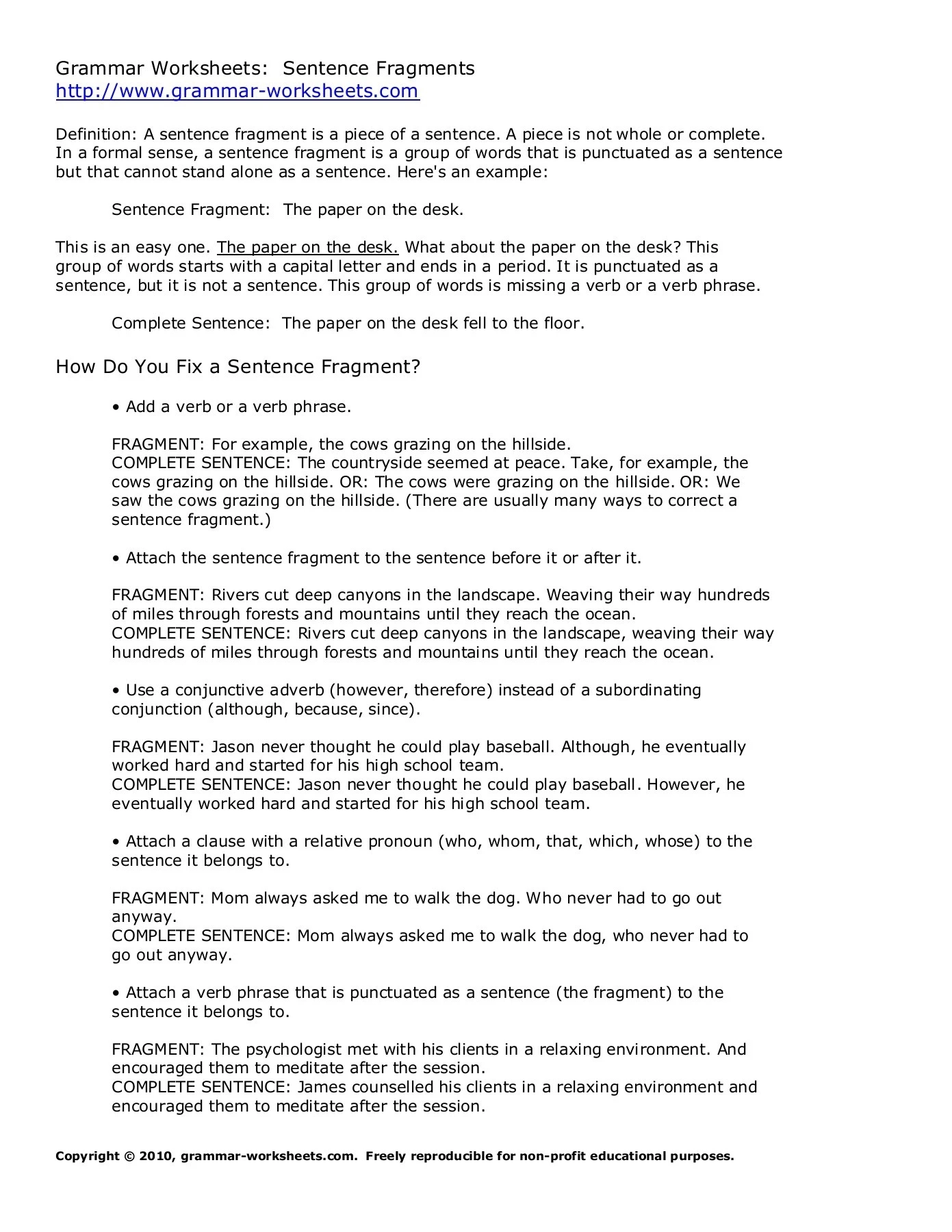 Grammar Worksheets Sentence Fragments Http www Weebly Pages 1 6 Flip PDF Download FlipHTML5 Grammar Worksheets Sentence Fragments Http www Weebly Pages 1 6 Flip PDF Download FlipHTML5