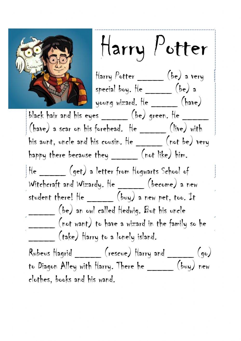 Harry Potter S Free Interactive Worksheets 4618300 Harry Potter S Free Interactive Worksheets 4618300