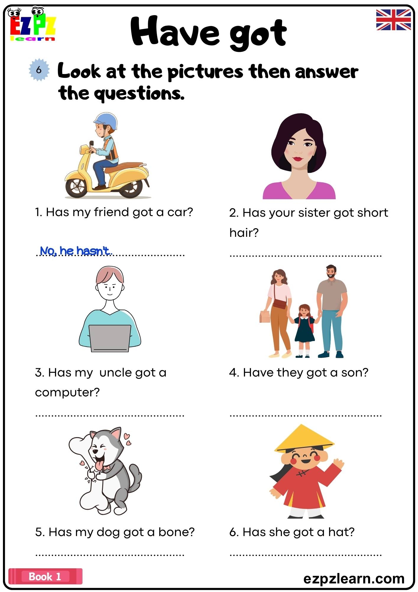 English Grammar Worksheets With Answers
