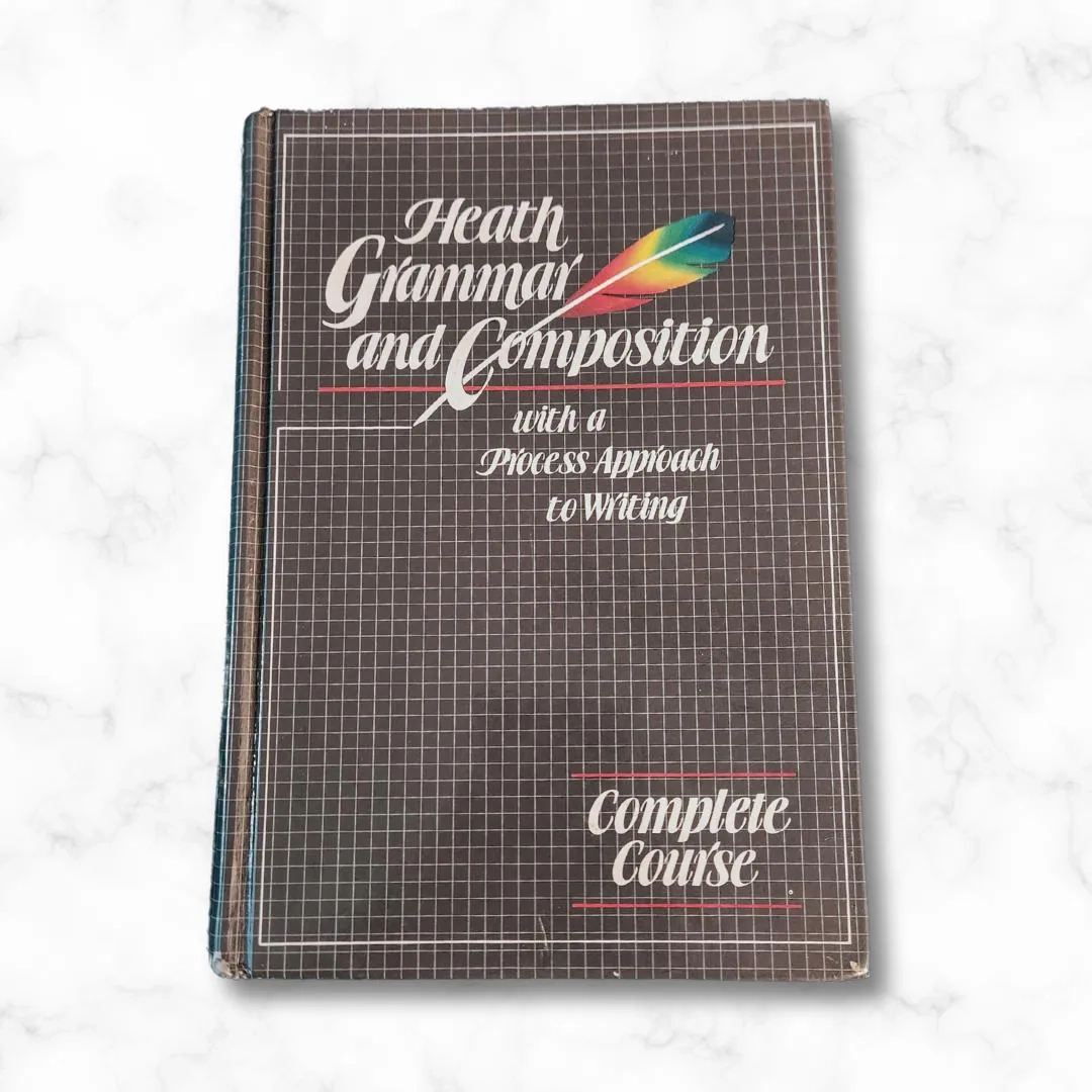 Heath Grammar And Composition With A Process Approach To Writing By Carol Ann Bergman And J A Senn 1988 Vintage English Grammar Book Etsy