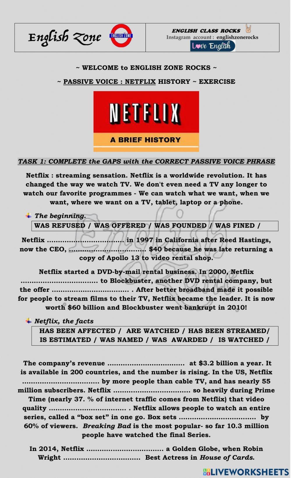 History Of Netf Free Interactive Worksheets 2259165