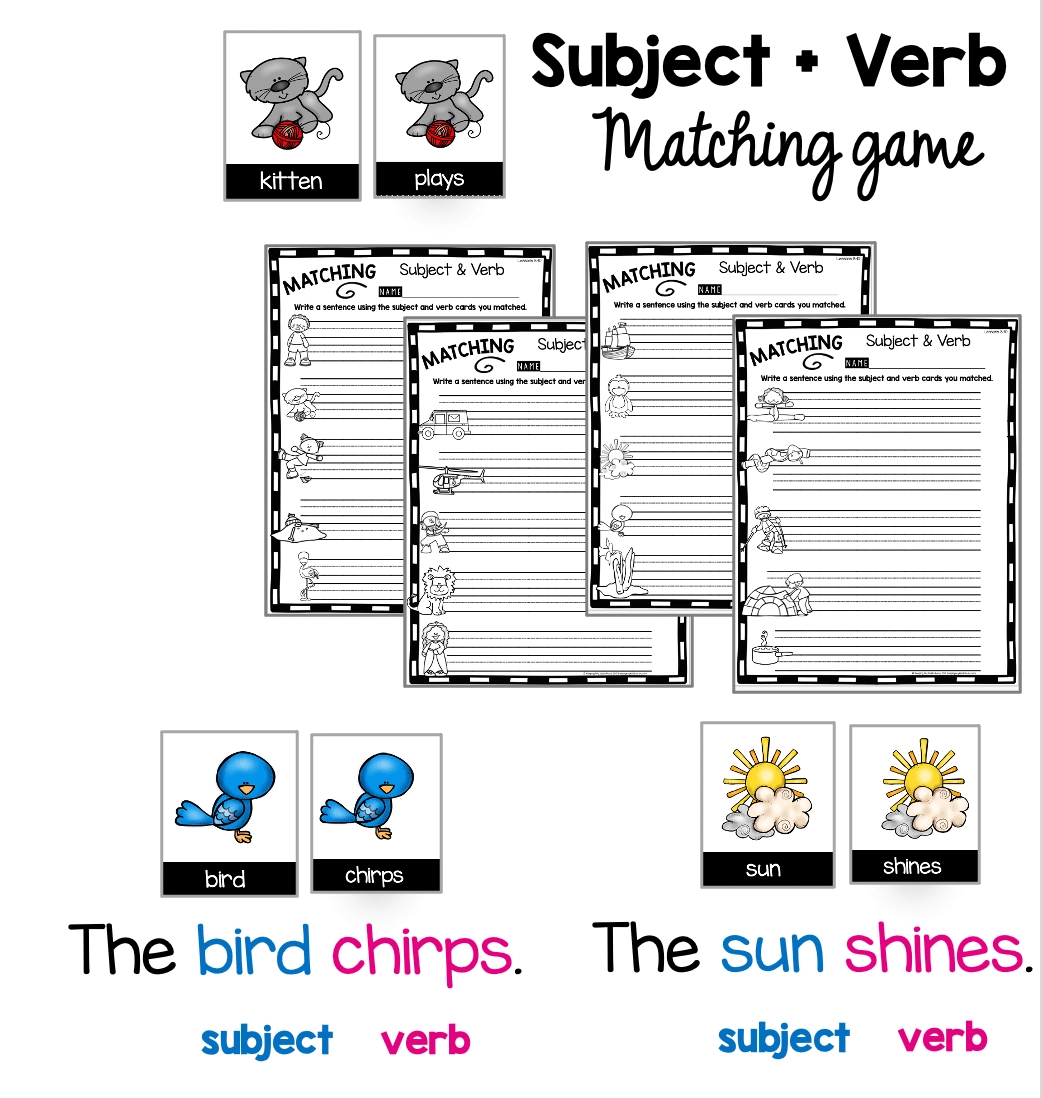 How To Teach Verbs Primary Grammar With FREE Activities Keeping My Kiddo Busy