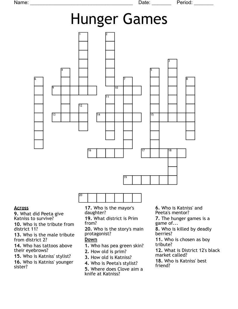 Hunger Games Grammar Worksheets Hunger Games Grammar Worksheets