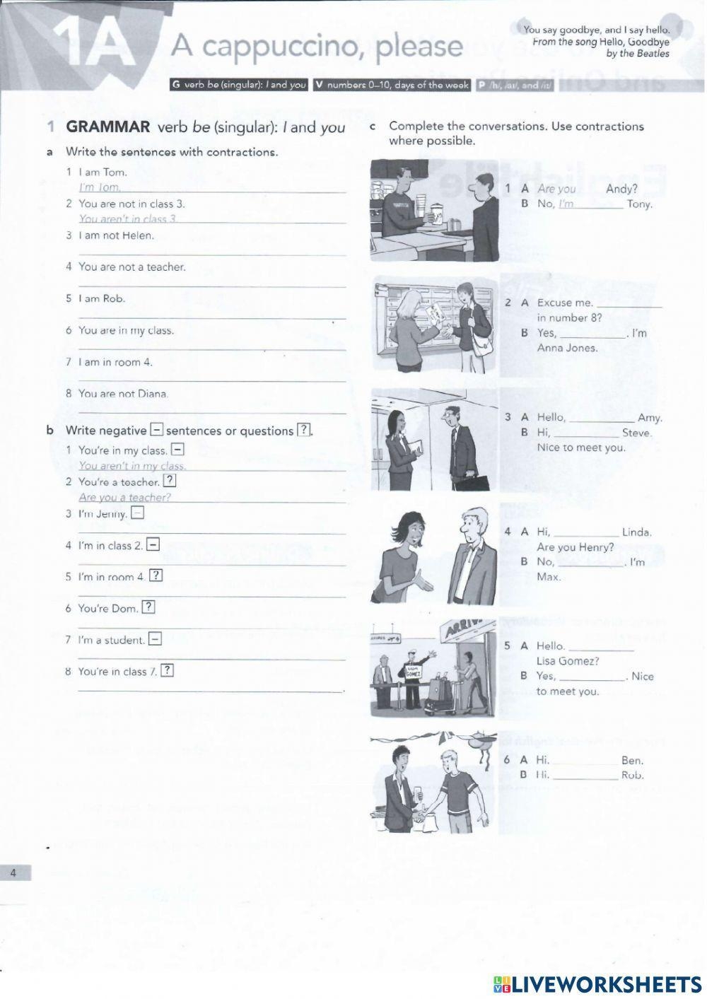 I Am You Are Free Interactive Worksheets 1263842