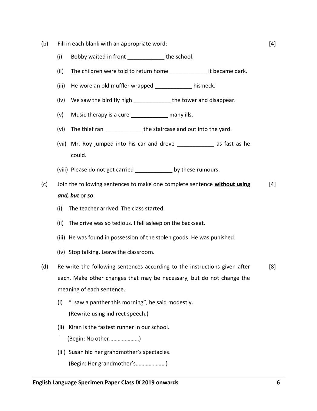 ICSE English Language Specimen Paper 2025 PDF CISCE Class 9 English Language Sample Paper AglaSem ICSE English Language Specimen Paper 2025 PDF CISCE Class 9 English Language Sample Paper AglaSem