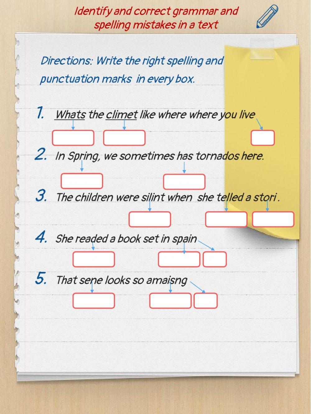 Identify And Co Free Interactive Worksheets 467368