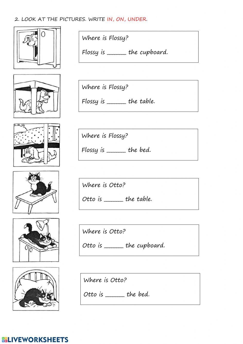 In Or On Grammar Worksheets In Or On Grammar Worksheets