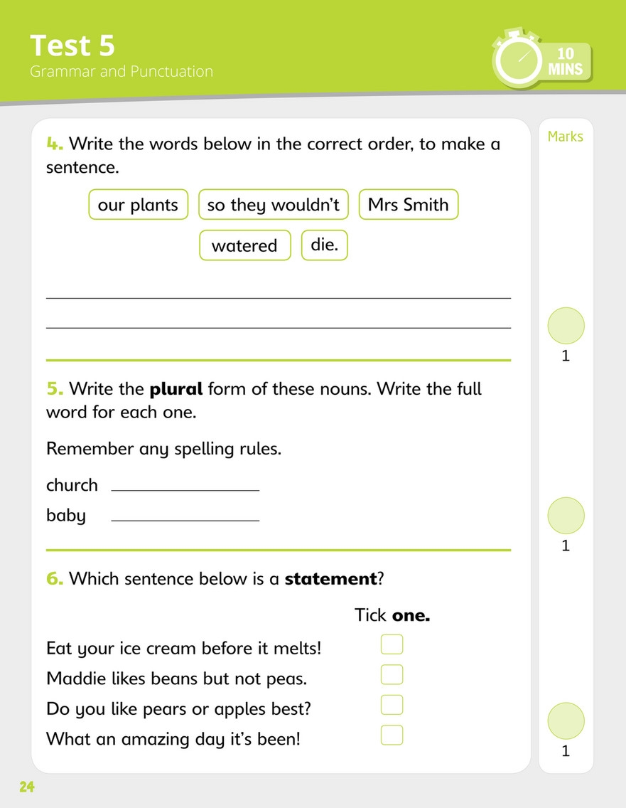 Independent Book Champion KS1 10 Minutes SATs SPaG Page 4 5 Created With Publitas Independent Book Champion KS1 10 Minutes SATs SPaG Page 4 5 Created With Publitas