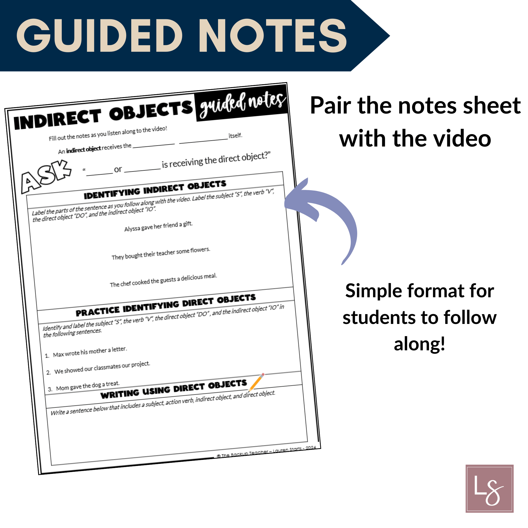 Indirect Objects Grammar Video And Worksheet Emergency Sub Plans 6th Grade Made By Teachers Indirect Objects Grammar Video And Worksheet Emergency Sub Plans 6th Grade Made By Teachers