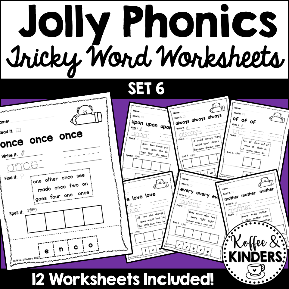 Jolly Phonics Tricky Words Worksheets Set 6 Classful Jolly Phonics Tricky Words Worksheets Set 6 Classful