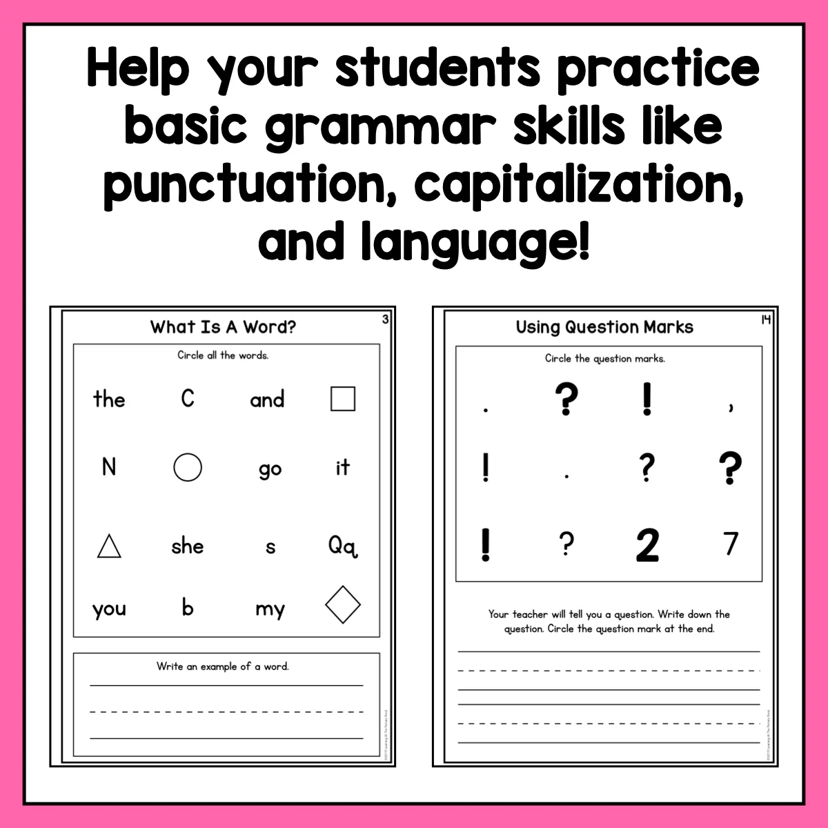 Kidslearningstation Grammer Worksheet