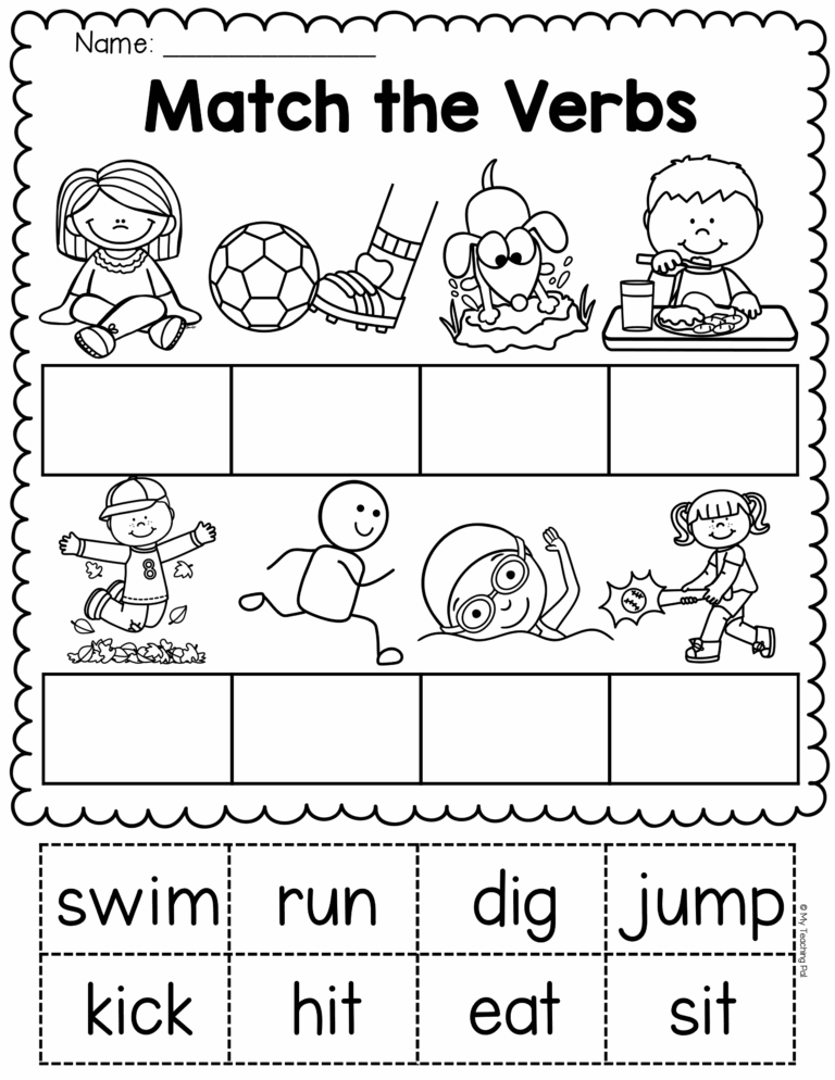 Kindergarten Grammar Worksheets MEGA PACK