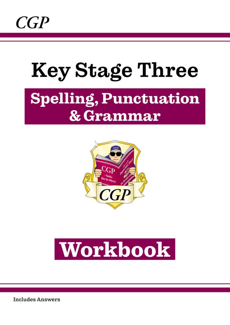 KS3 Spelling Punctuation Grammar Workbook with Answers CGP Books