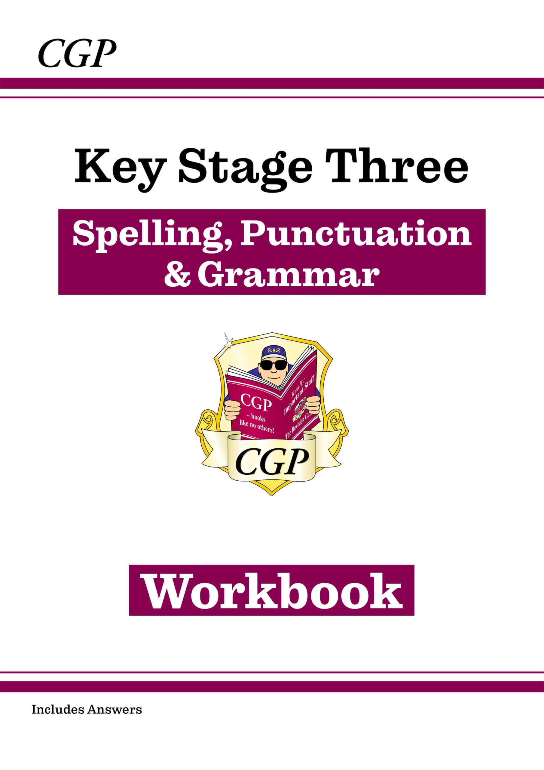 KS3 Spelling Punctuation Grammar Workbook with Answers CGP Books KS3 Spelling Punctuation Grammar Workbook with Answers CGP Books