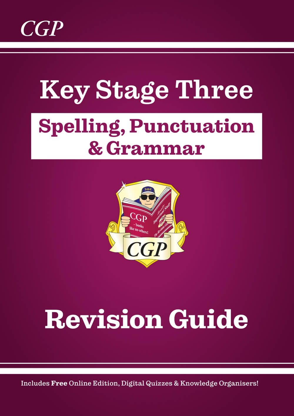 KS3 Spelling Punctuation U0026 Grammar Revision Guide with Online Edition U0026 Quizzes CGP Books