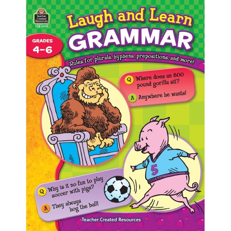 Laugh And Learn Grammar TCR3019 Teacher Created Resources