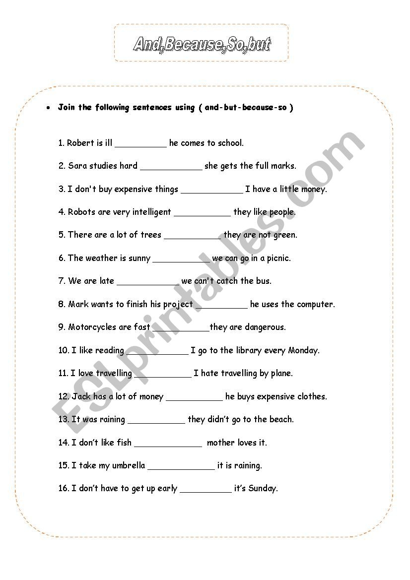 Linkers ESL Worksheet By Unforgiven