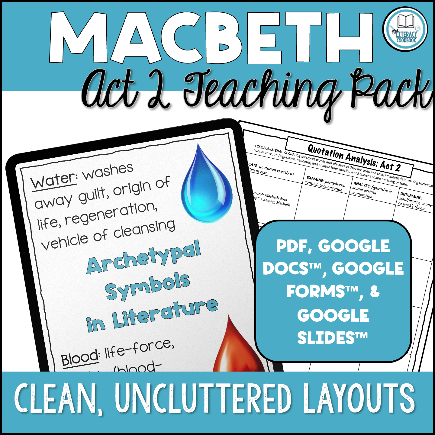 Macbeth Act 2 Questions Quiz Quotes Analysis Print Digital Editable Made By Teachers