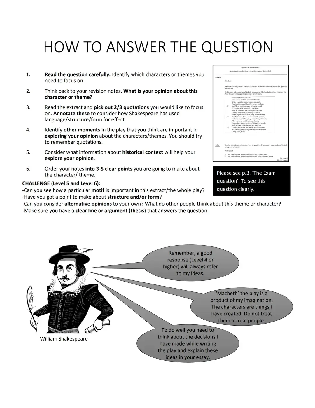Macbeth Practice Questions And Exam Answers For GCSE English Literature As PDF Knowunity