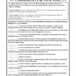 Madison Sauceman Fragments And Run ons Worksheet A Complete Sentence Has A Subject Verb And Studocu