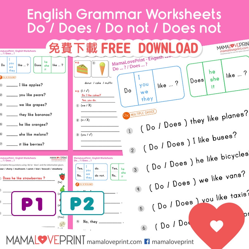 MamaLovePrint Grade 1 English Worksheets Basic Grammar Can Cannot PDF Free Download MamaLovePrint Grade 1 English Worksheets Basic Grammar Can Cannot PDF Free Download