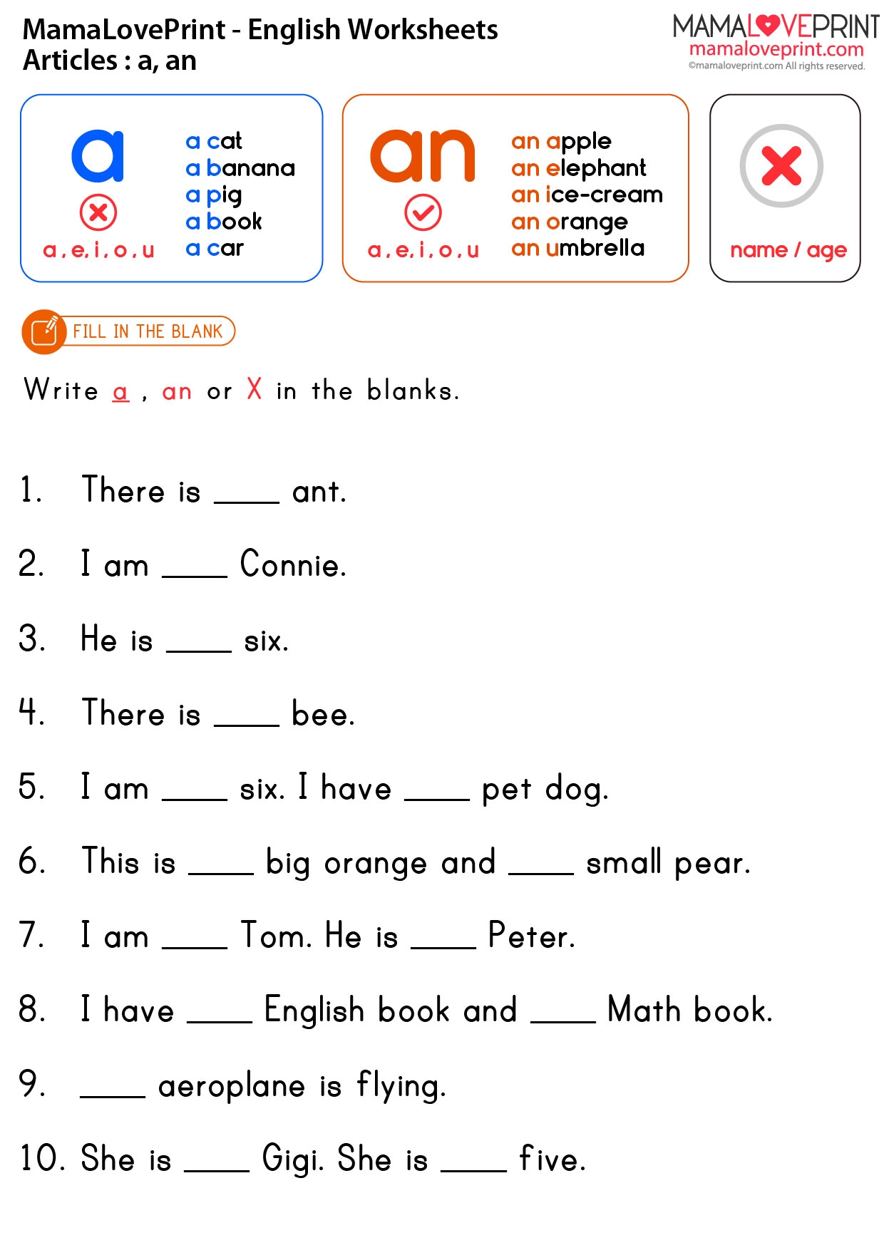 MamaLovePrint K3 English Worksheets Basic Grammar Articles A An Set 2 English Basic Grammar Learning Activities Kindergarten Worksheet Free Download a An MamaLovePrint K3 English Worksheets Basic Grammar Articles A An Set 2 English Basic Grammar Learning Activities Kindergarten Worksheet Free Download a An