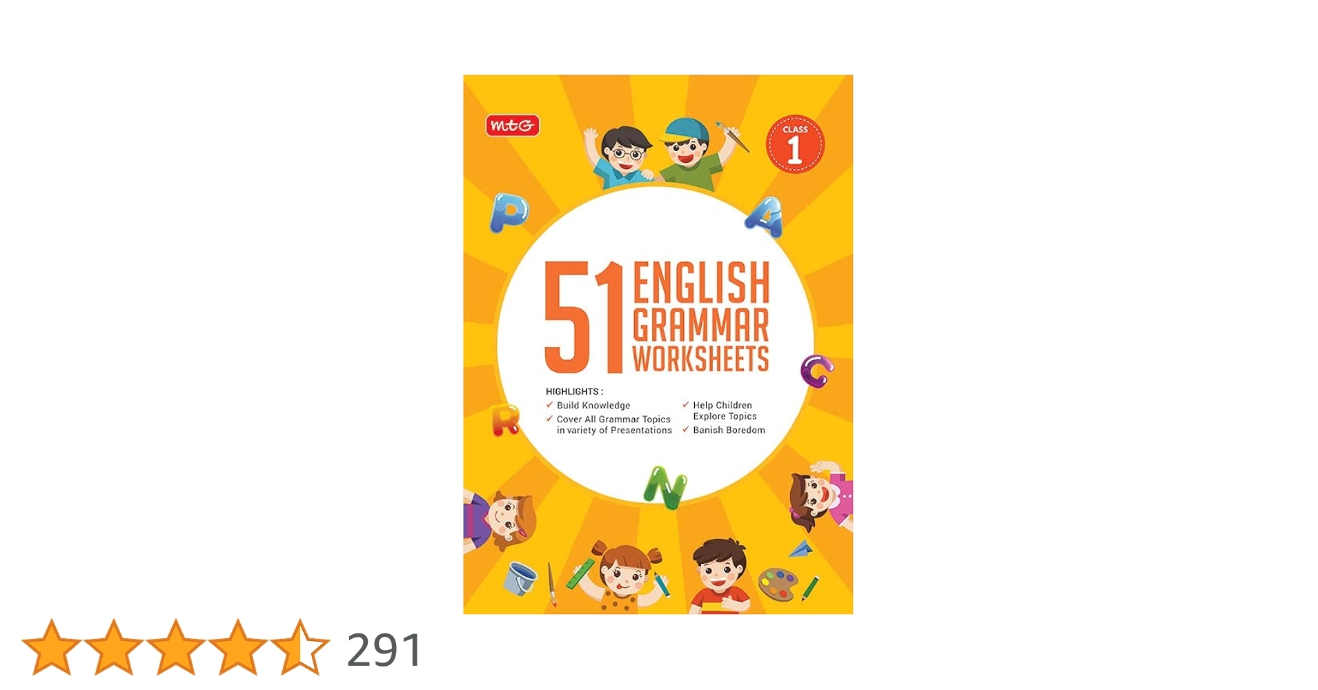 MTG 51 English Grammar Worksheets Class 1 Grammar Work Books To Practice English Concepts In Interactive Way Based On CBSE NCERT MTG Editorial Board Amazon in Books