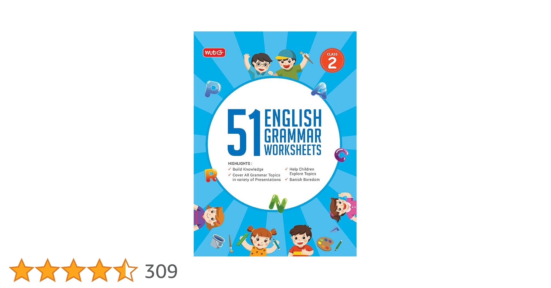 MTG 51 English Grammar Worksheets Class 2 Grammar Work Books To Practice English Concepts In Interactive Way Based On CBSE NCERT Books Amazon ae