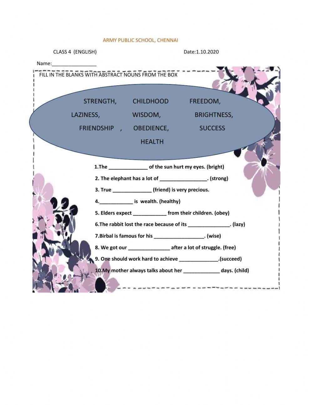 Nouns Free Interactive Worksheets 392064 Nouns Free Interactive Worksheets 392064