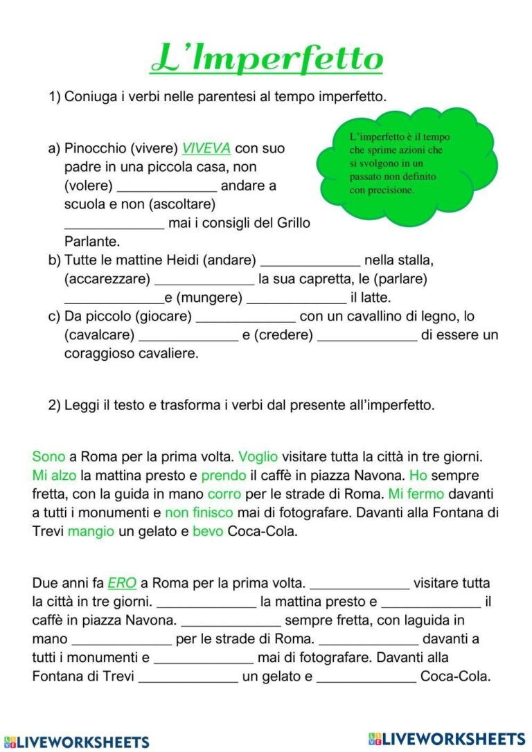 PASSATO PROSSIM Free Interactive Worksheets 7118884