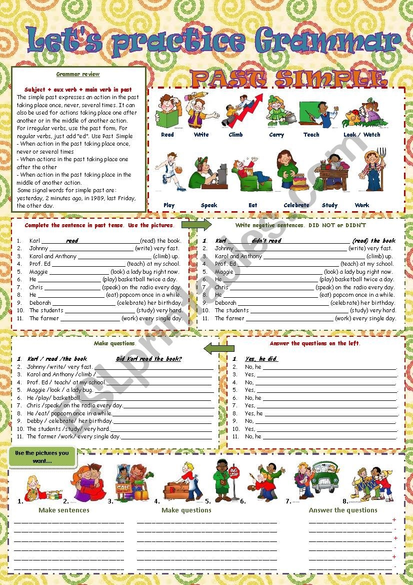 Bask Grammer Worksheets