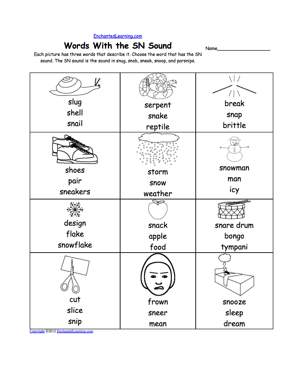 Phonics Worksheets Multiple Choice Worksheets To Print EnchantedLearning Phonics Worksheets Multiple Choice Worksheets To Print EnchantedLearning