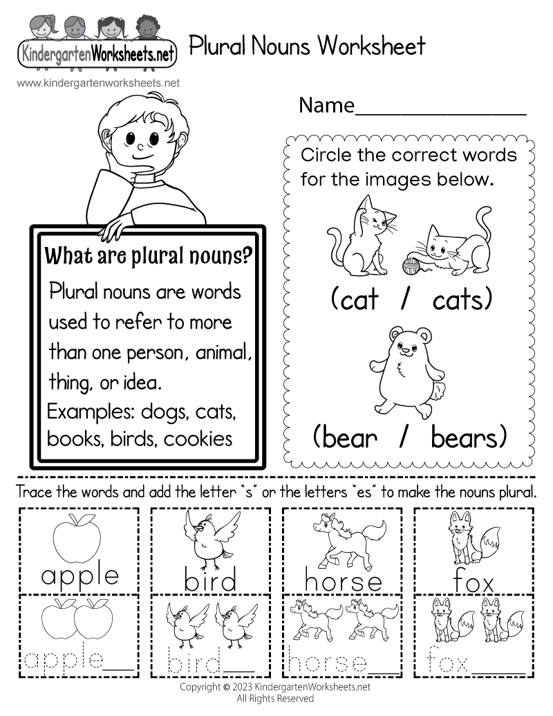 Plural Nouns Worksheet Free Printable Digital U0026 PDF Plural Nouns Worksheet Free Printable Digital U0026 PDF