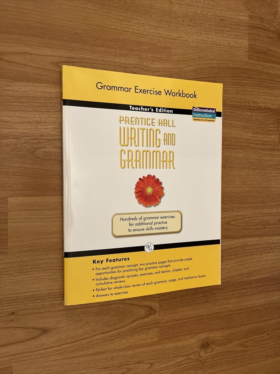 Prentice Hall Writing And Grammar Grade 6 Grammar Exercise Book Teachers Ed EBay Prentice Hall Writing And Grammar Grade 6 Grammar Exercise Book Teachers Ed EBay