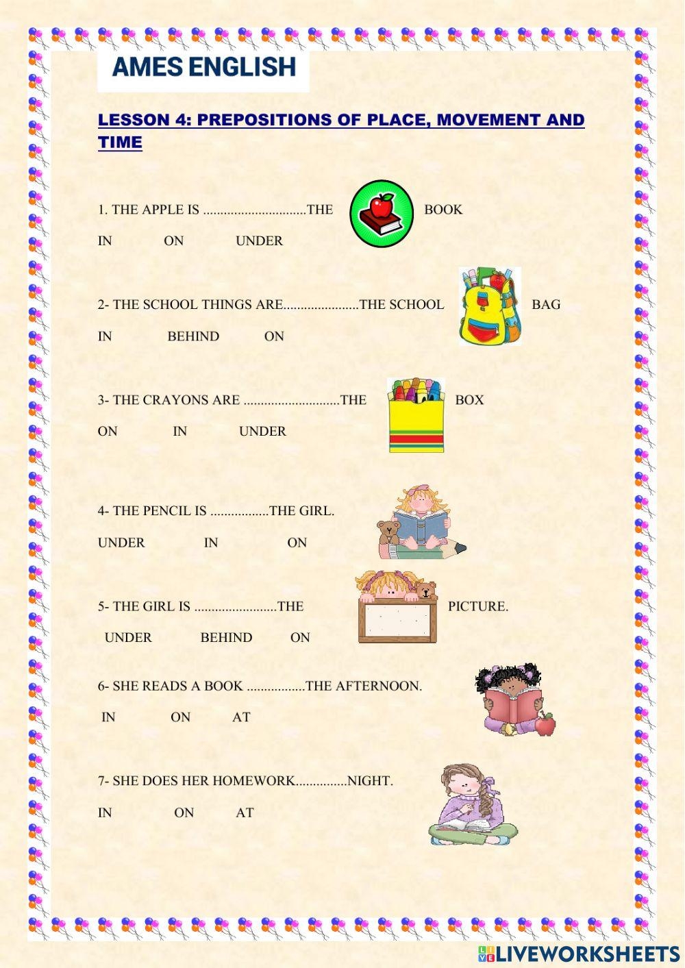 Prepositions Free Interactive Worksheets 1680937 Prepositions Free Interactive Worksheets 1680937