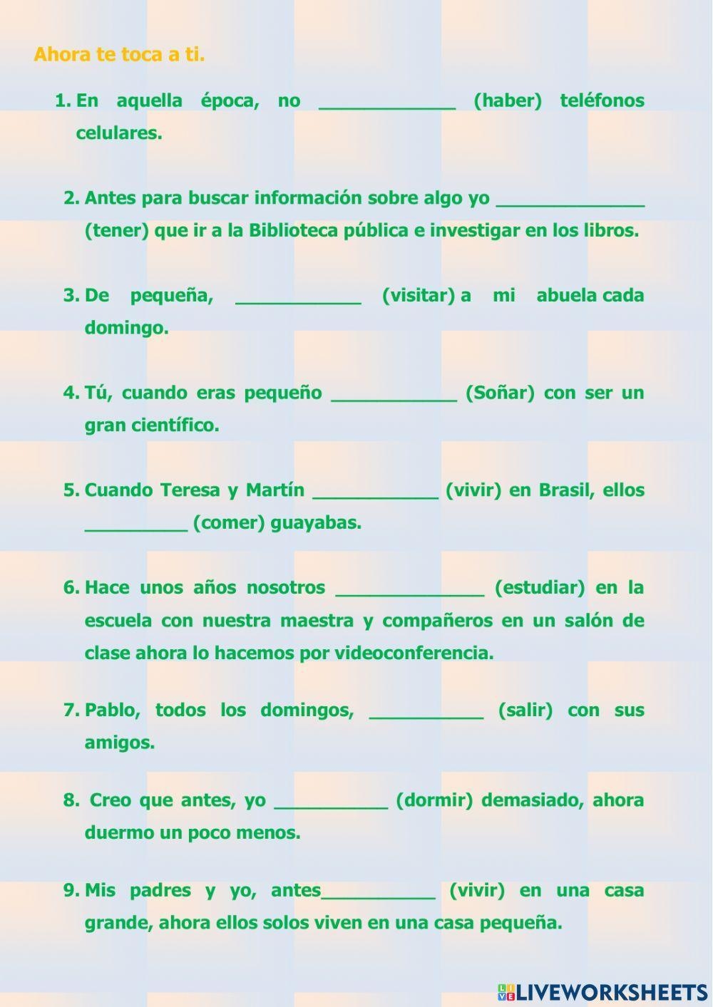Conjuguemos Grammar Worksheet Preterite Answers Conjuguemos Grammar Worksheet Preterite Answers