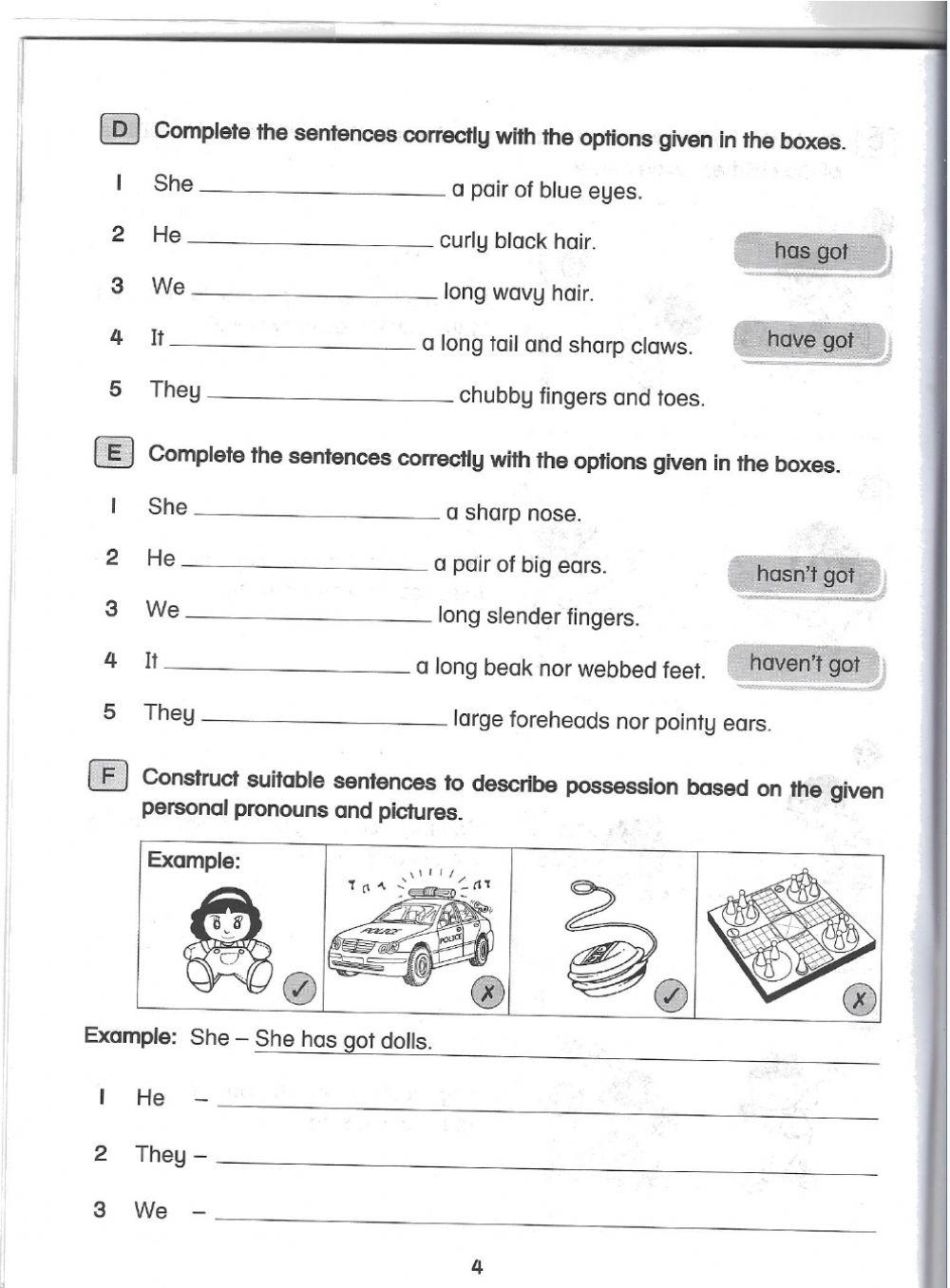 Primary 3 Engli Free Interactive Worksheets 4645906