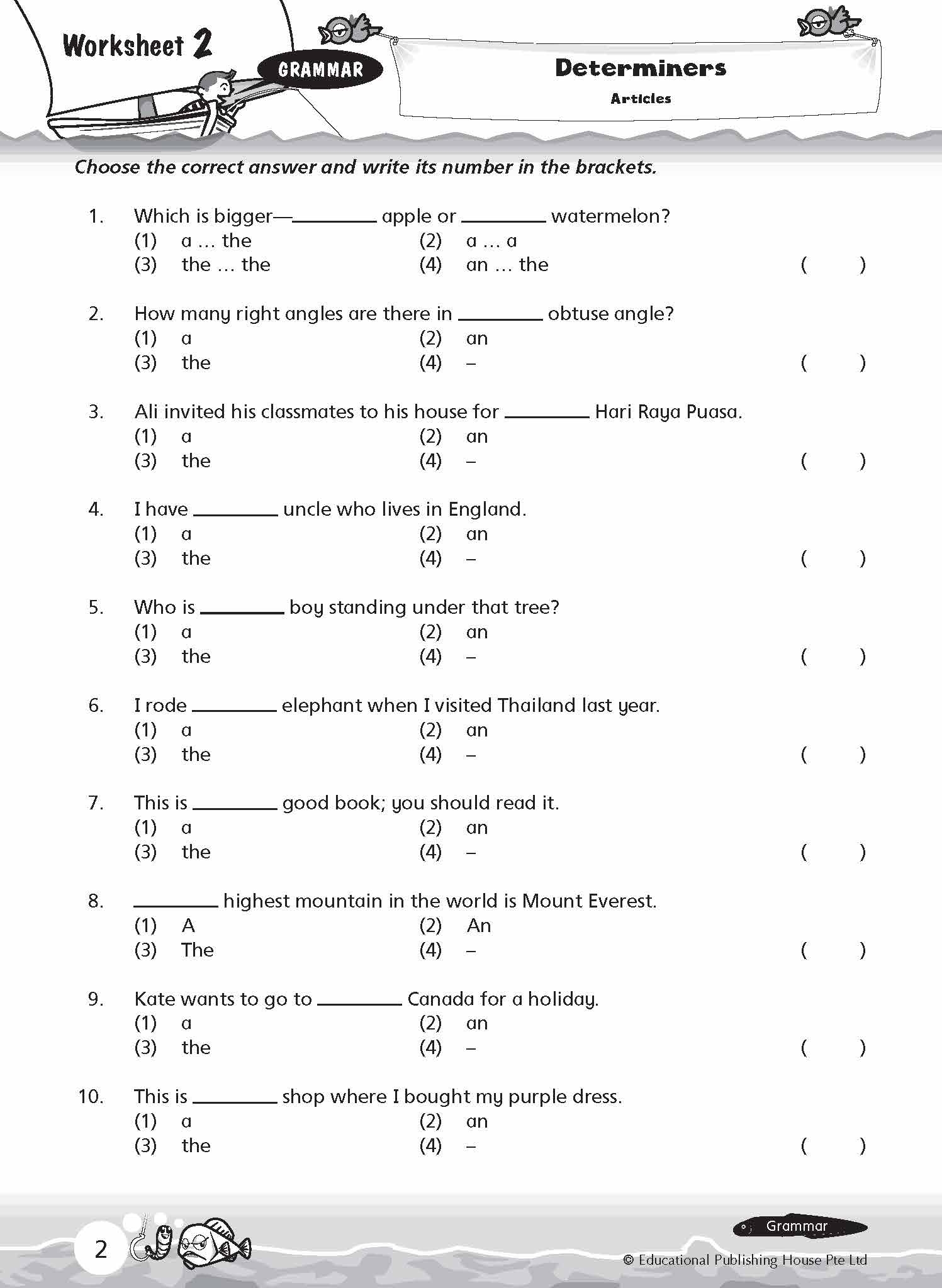 Primary 4 New English Grammar U0026 Vocabulary Worksheet Popular Book Company Pte Ltd
