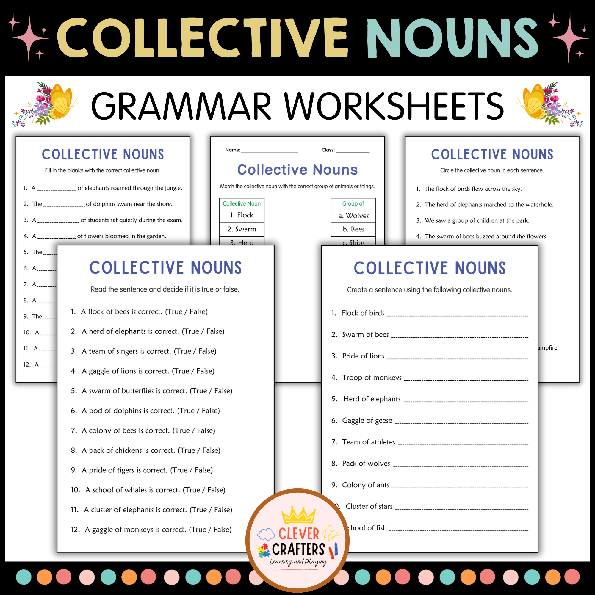 Free Grammar Worksheets Elementary Free Grammar Worksheets Elementary