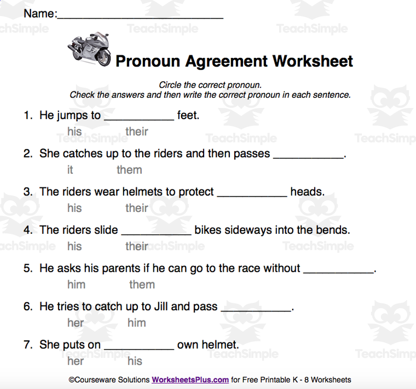 Pronoun Antecedent Agreement Worksheets And Task Cards For Grades 3 4 By Teach Simple Pronoun Antecedent Agreement Worksheets And Task Cards For Grades 3 4 By Teach Simple
