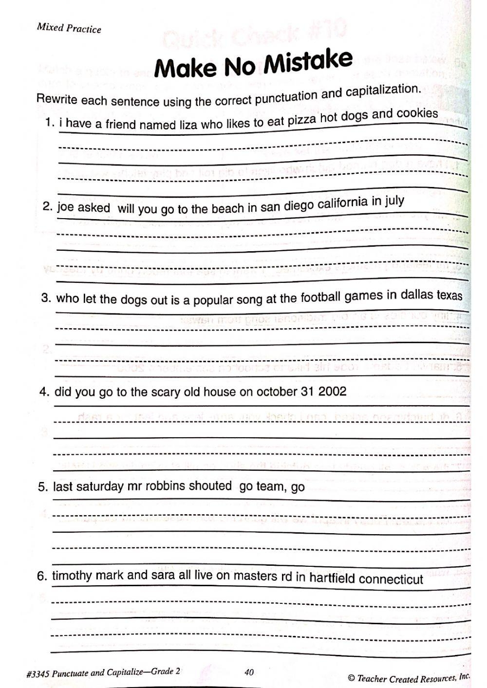 Common Grammar And Punctuation Errors Worksheet Common Grammar And Punctuation Errors Worksheet