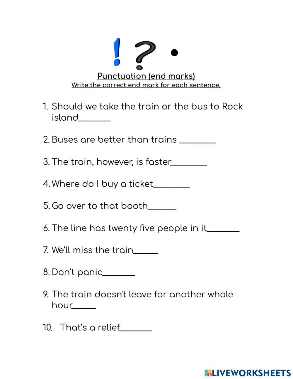 4th Grade Grammar Punctuation Worksheets 4th Grade Grammar Punctuation Worksheets