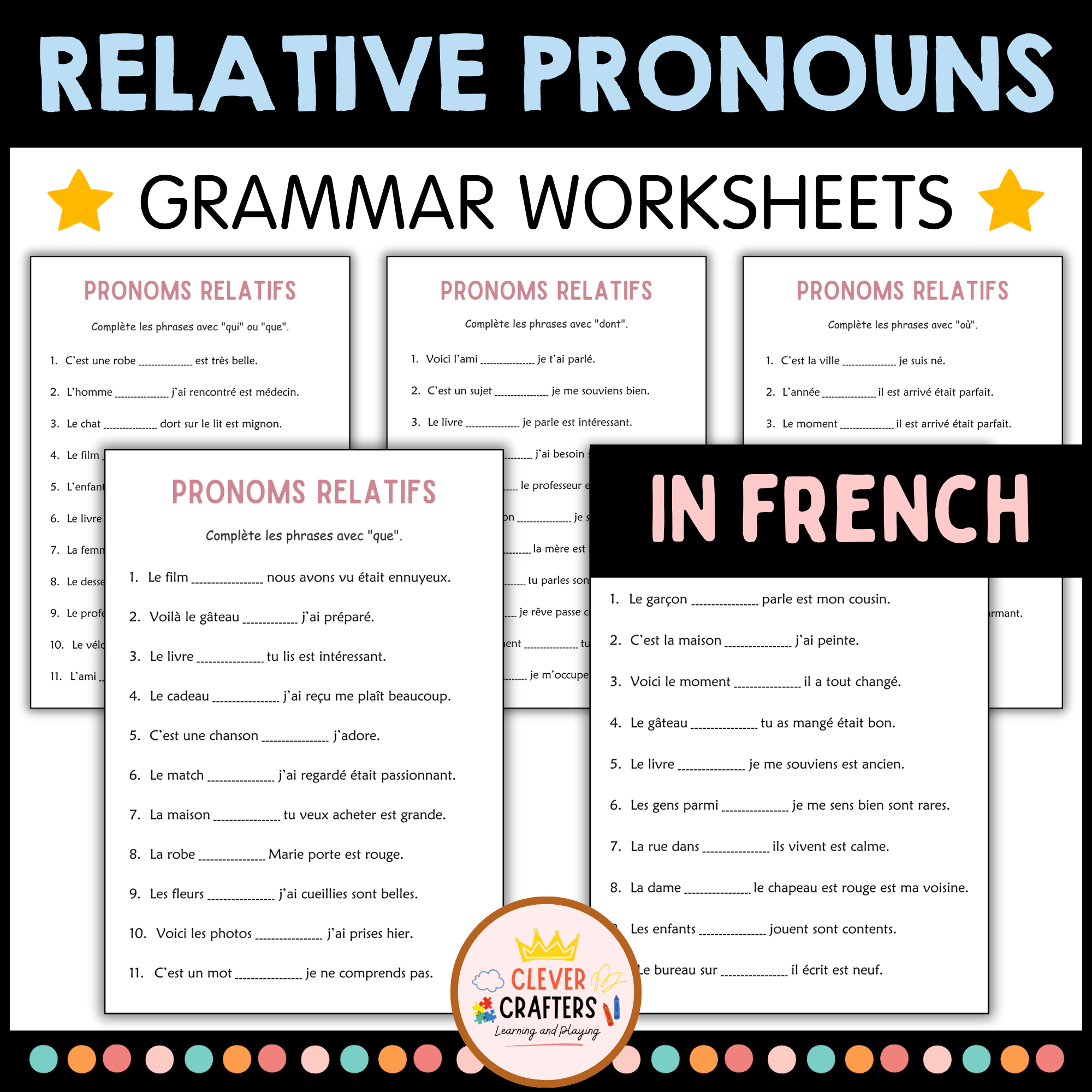 Ils Grammar Worksheets Ils Grammar Worksheets