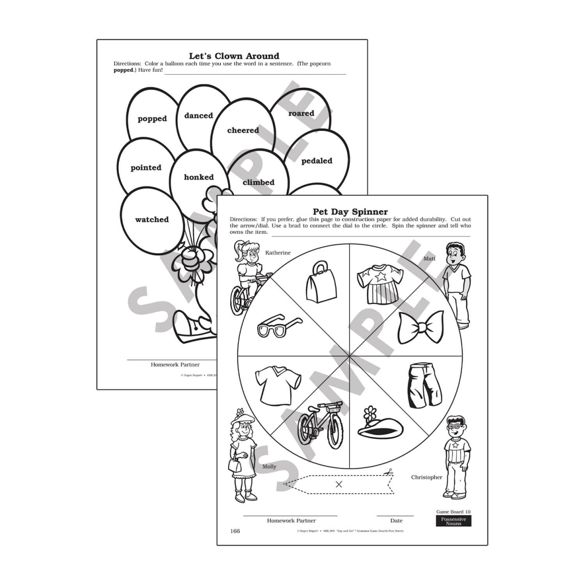 Grammar Coloring Worksheets